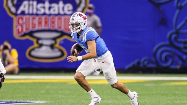 Ole Miss QB Matt Corral avoids serious injury