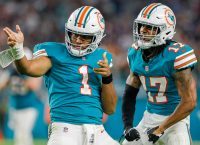 Fins' Waddle sets NFL record for rookie receptions