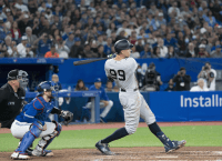 Aaron Judge matches AL record with 61st homer