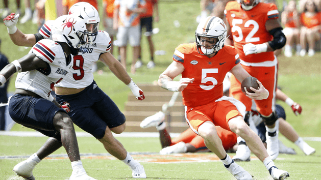 Virginia’s Jones, Armstrong  Balance Run, Pass on Offense